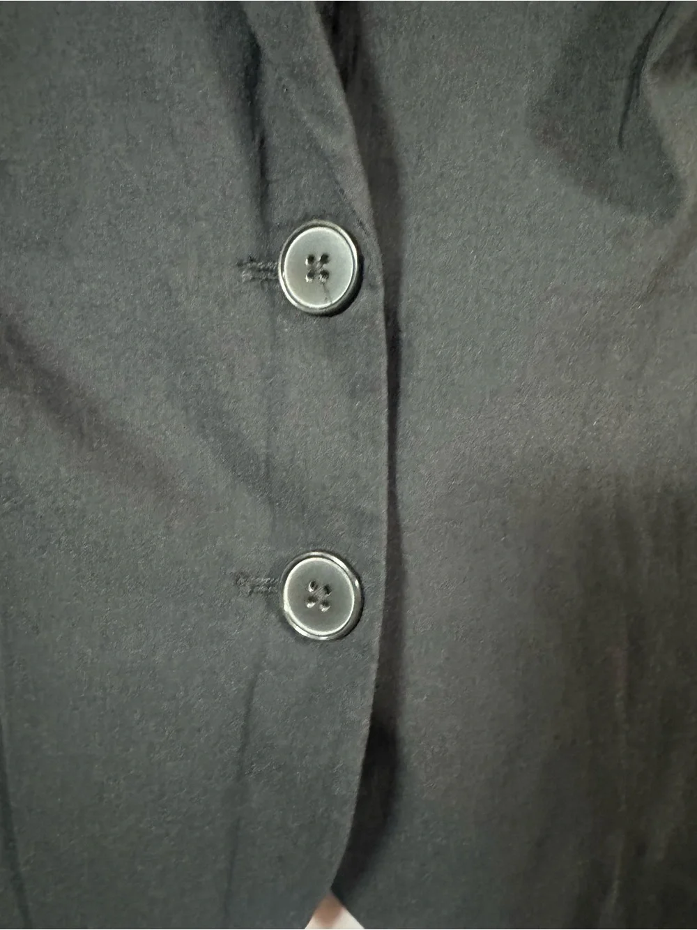 Lane Bryant Black Notch Lapel Two-Button Blazer